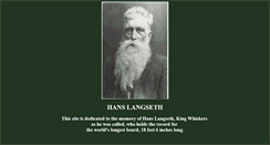 Desktop Screenshot of hanslangseth.com